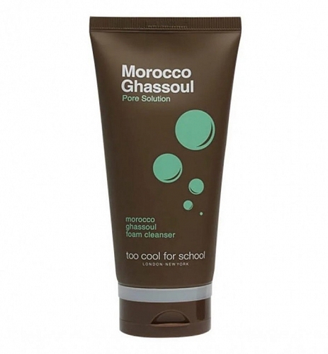 Too cool for school        Morocco ghassoul pore solution foam cleanser