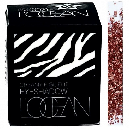 L'OCEAN     ,  17 Lucy Burgundy, Creamy Pigment Eye Shadow
