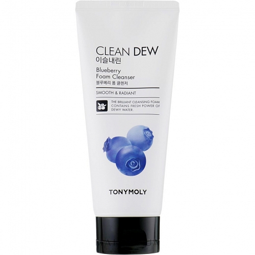 Tony Moly       Clean dew blueberry cleansing foam