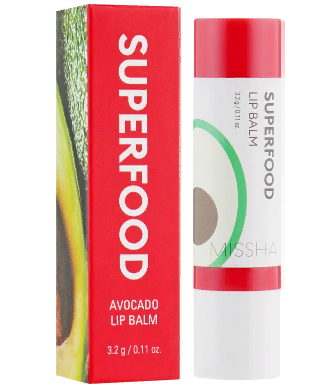 Missha         Superfood avocado lip balm