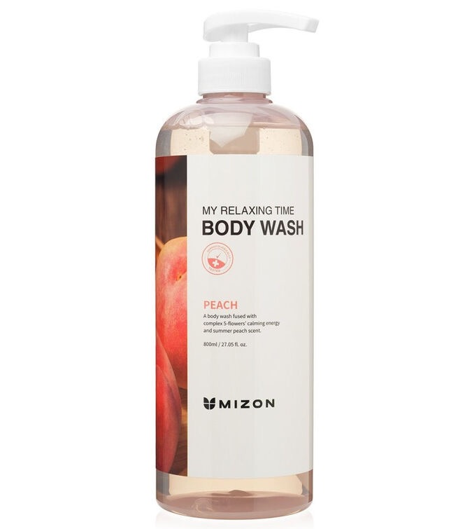 Купить Mizon Гель для душа с экстрактом персика My relaxing time body