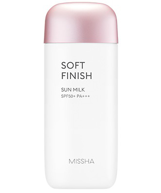 Missha ˸       Soft Finish Sun Milk SPF 50+/PA+++