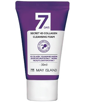 May island          Secret 4D collagen cleansing foam