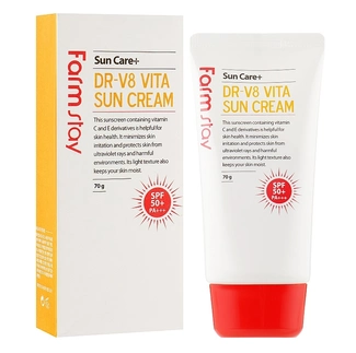 FarmStay       DR.V8 Vita Sun Cream SPF 50+ PA+++