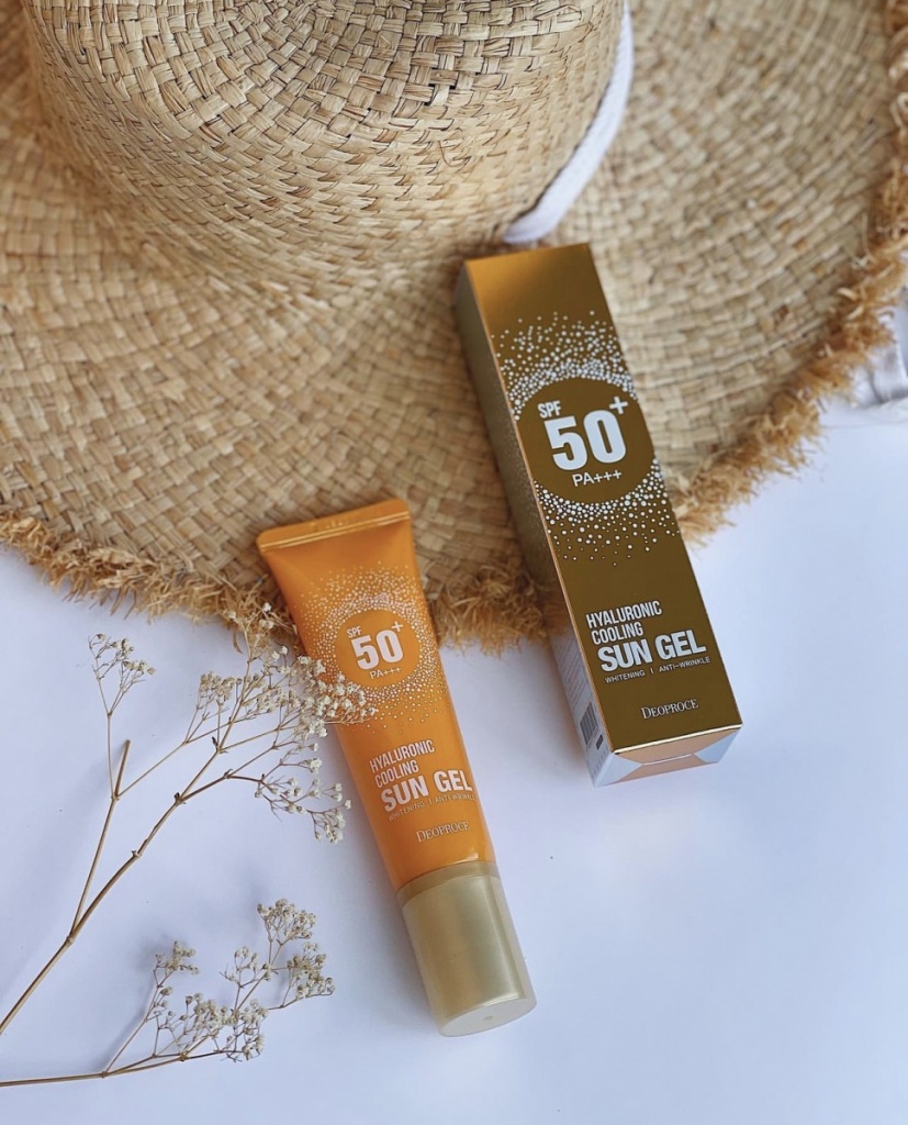 Deoproce �������������� ����-���� SPF50+ Hyaluronic cooling sun gel