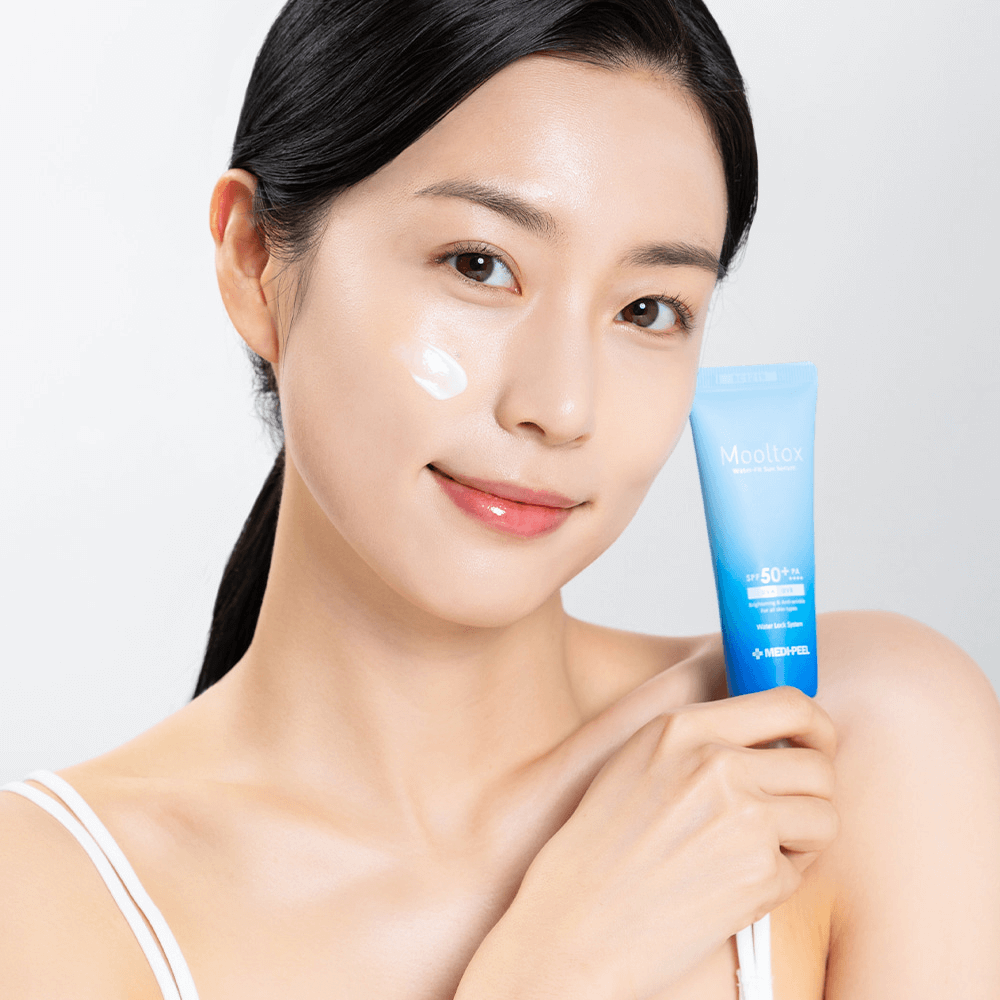 MEDI-PEEL ˸���� �������������� ��������� � ������������ �������� Aqua Mooltox Water-Fit Sun Serum SPF 50+ PA++++