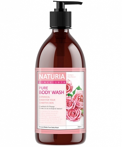 Naturia        750   Pure body wash rose & rosemary