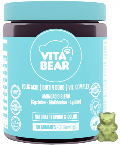 [] Vita Bear          Strong Hair Biotin Folic acid