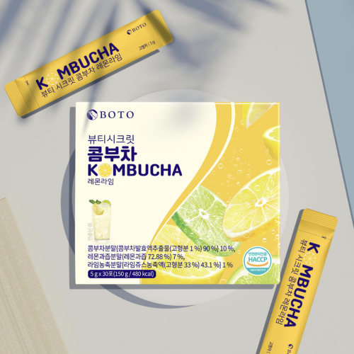 BOTO ��������� ��� ������� �� ������ �����-���� (30 ������-����), Beauty Secret Kombucha Lemon Lime ���� 3