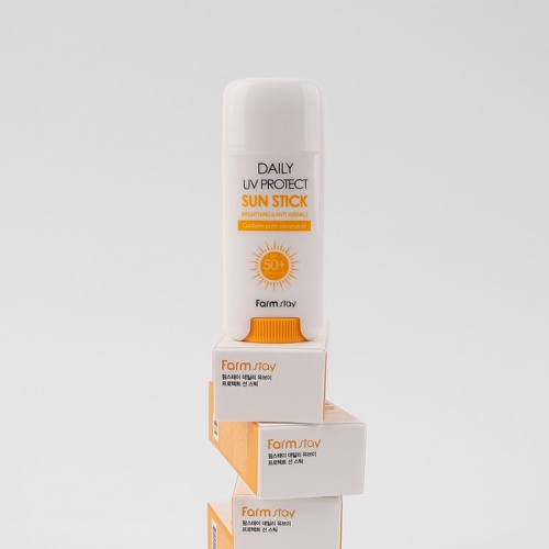 [] FarmStay       Daily UV Protect Sun Stick Spf 50+ Pa+++  2