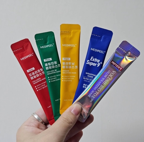 MEDIPEEL ������ �����-����� � �������-��������� � ���������� ������ (����-����), Extra Super 9 Plus Water Glow Lifting Wrapping Mask Mini ���� 2