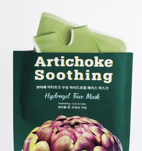 Petitfee     Artichoke soothing hydrogel face mask  4