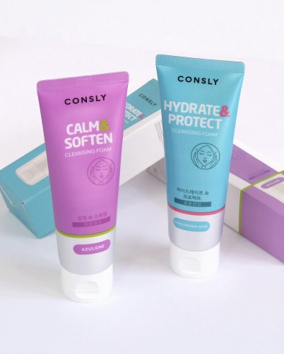 Consly        Azulene cleansing foam calm&soften  5