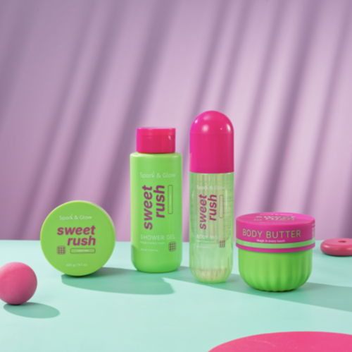 Spark&Glow �����-���� ��� ���� � ����� � ������������ ��������, Sweet Rush Velvet Haze Body Mist ���� 3