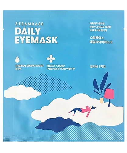 STEAMBASE         Daily Eye Mask Fleecy Cloud