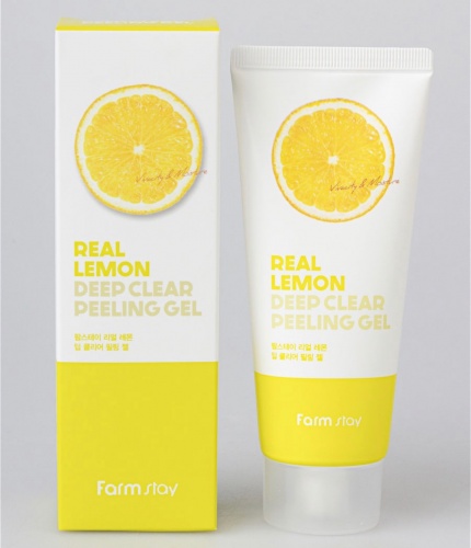 FarmStay -    Real lemon deep clear peeling gel  2