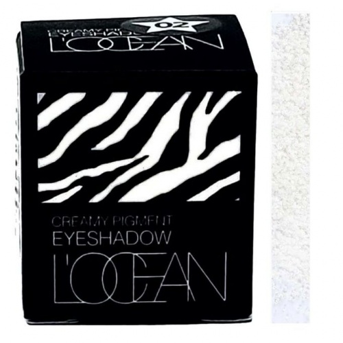 L'OCEAN     ,  18 Crystal White, Creamy Pigment Eye Shadow