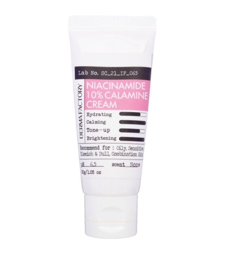 Derma Factory ���� ������������� ��� �������������� ���� � ������������, ����� � ������, Niacinamide 10% Calamine Cream