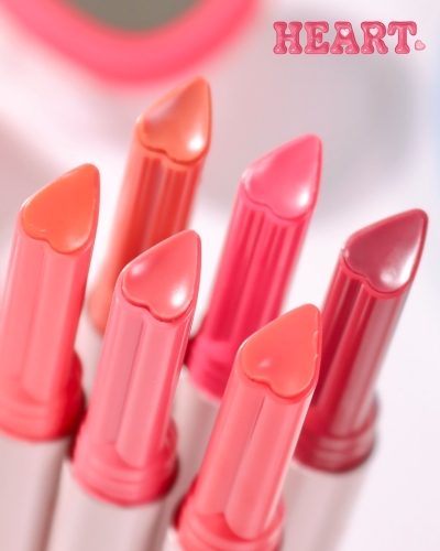 Peripera  -  ,  01 Peach Fondue, Heart Jam Glow Lip  3