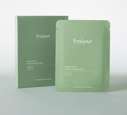Fraijour ������������� �������� ����� � ��������� � �������, Original Herb Wormwood Sheet Mask ���� 2