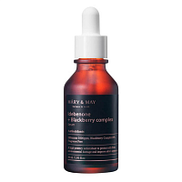 [����] Mary&May ������������� ��������� � �������� � ����������, Idebenone + Blackberry Complex Serum