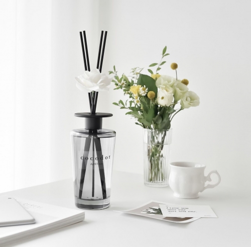 Cocodor     [Garden Lavender -  ] Black Edition White Flower Reed Diffuser  4