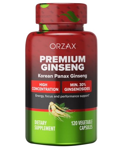 [] Orzax     , 120   Premium Korean Panax Ginseng 120 Vegetable Capsules