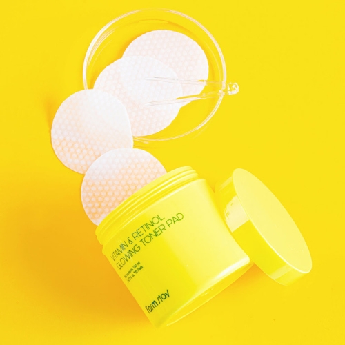 FarmStay -     , 70 , Vitamin&Retinol Glowing Toner Pad  5