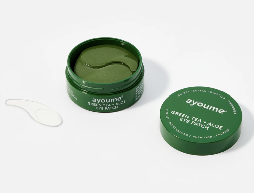 Ayoume ������������ ����� � ���� � ������� ����, Green Tea+Aloe Eye Patch ���� 2