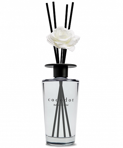 Cocodor     [Balsam & Cedar -    ] Black Edition White Flower Reed Diffuser