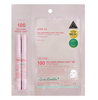 VT ����������� ����� � ���������� � �����������, Cosmetics Collagen Reedle Shot 100 2step Mask