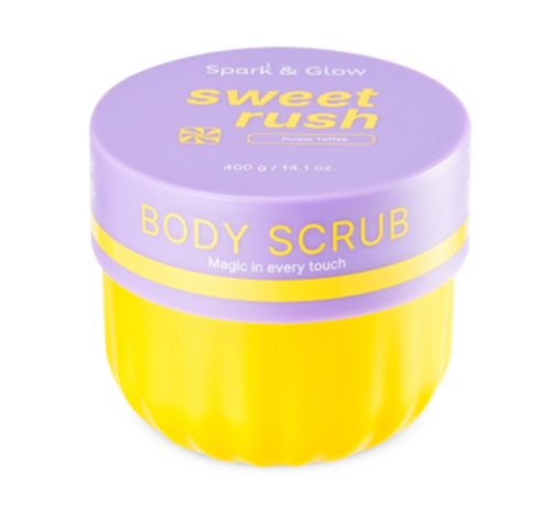 Spark&Glow ����� ��� ���� � �������� ������ ��������, Sweet Rush Purple Toffee Body Scrub