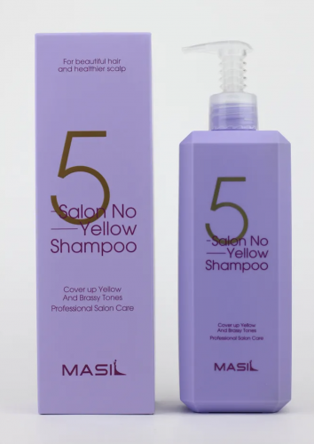 Masil      () 500 , 5 Salon no yellow shampoo  2