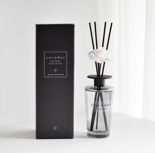 Cocodor     [Garden Lavender -  ] Black Edition White Flower Reed Diffuser  2