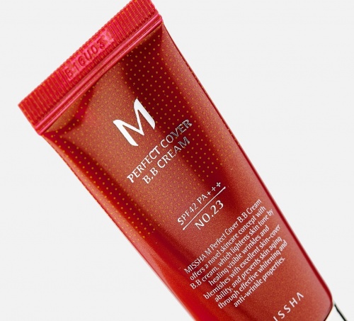 Missha BB- , 23  ()  M Perfect cover B.B Cream mini  4