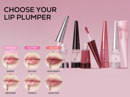 VT       (), Cosmetics Reedle Shot Lip Plumper Rose Berry  4