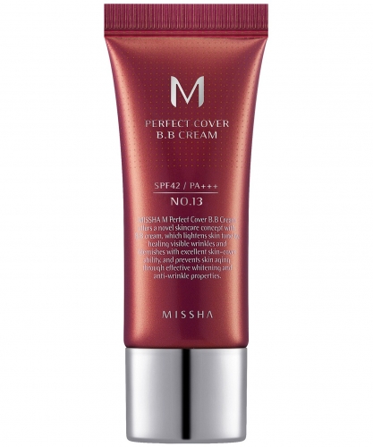 Missha BB- , 13  ()   M Perfect cover B.B Cream mini