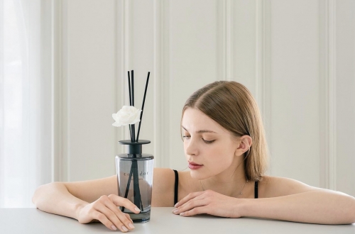 Cocodor     [Garden Lavender -  ] Black Edition White Flower Reed Diffuser  5