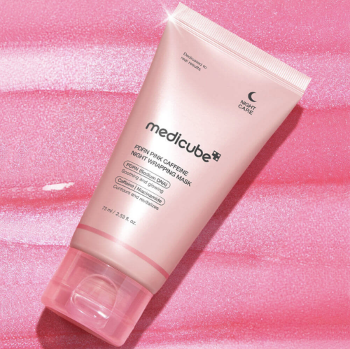 Medicube ������ �����-����� � ����, ��������� � ��������, PDRN Pink Caffeine Night Wrapping Mask ���� 2
