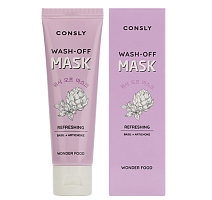 Consly       , Wonder Food Basil and Artichoke Refreshing Wash-off Mask