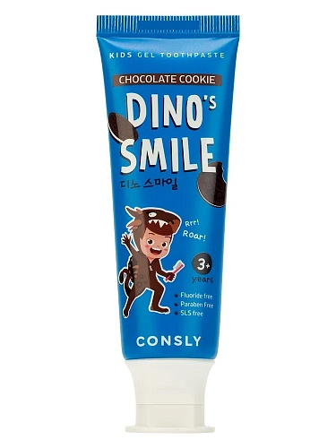 Consly          Dino's Smile Kids Gel Toothpaste Chocolate cookie