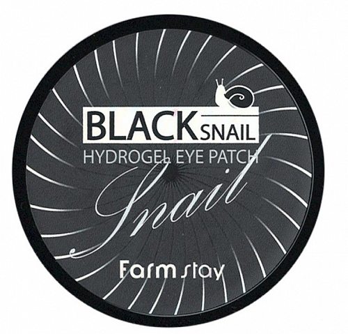 FarmStay        Black snail hydrogel eye patch