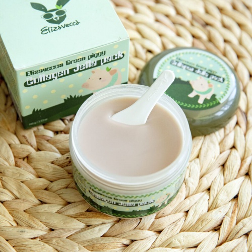 Elizavecca �����-���� � ���������� Green piggy collagen jella pack ���� 4