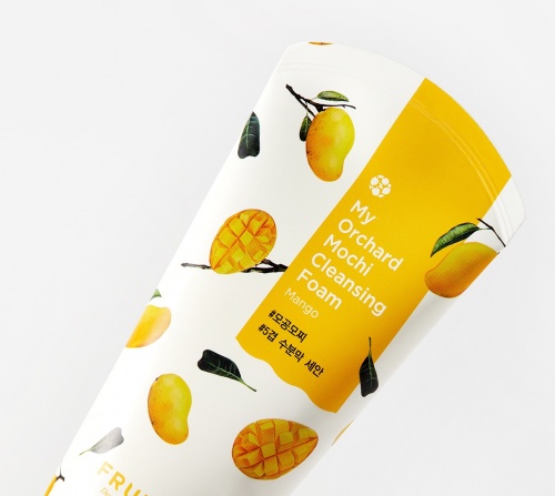 Frudia       My orchard mochi cleansing foam mango  3