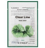 Consly     , Clear Line Korean Classics Cica Mask Sheet