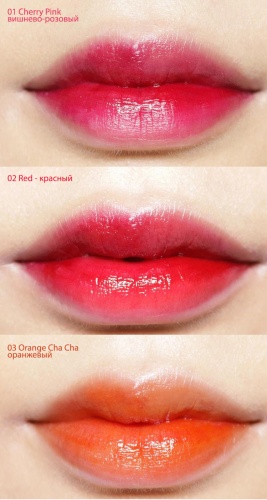 Tony Moly   , :   Delight Tony tint 01 Cherry pink  4