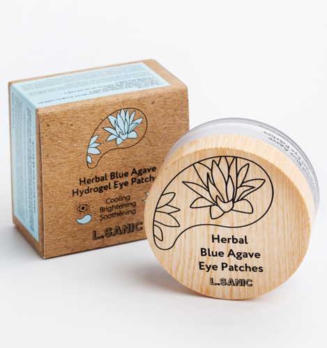 L.Sanic       , Herbal Blue Agave Hydrogel Eye Patches  3