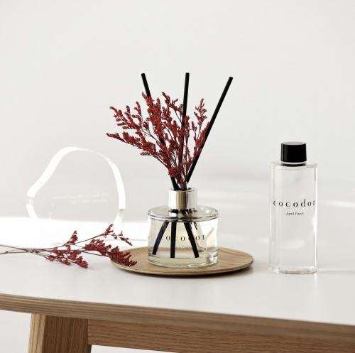 Cocodor     [Black Cherry - Ҹ ] Misty Blue Flower Diffuser  2