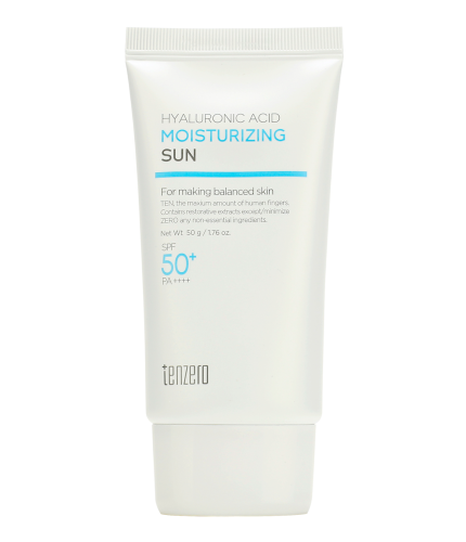 Tenzero ������ �������������� ���� � ������������ ��������, Hyaluronic Acid Moisturizing Sun Cream SPF50+ PA++++