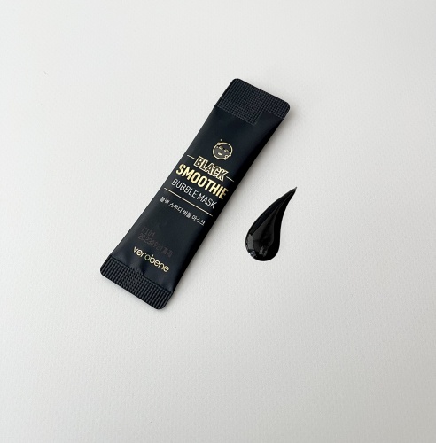 Verobene        Black Smoothie Bubble Mask  3